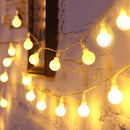 guirlande lumineuse led avec télécommande pour décoration festive extérieure