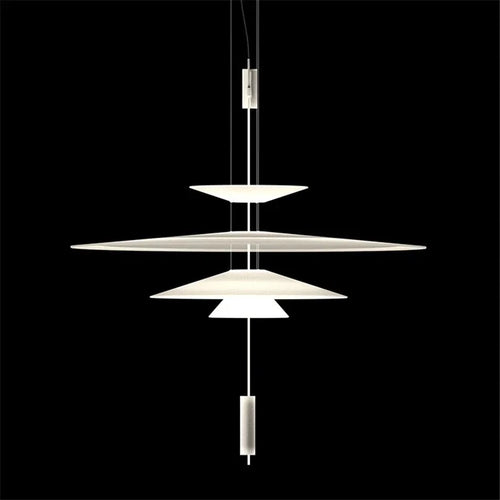 Moderne Pendelleuchte aus Acryl im nordischen Designerstil - vue 6 sur 14
