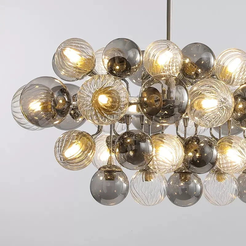 2024 Modern Originality LED Chandelier For Dining Room Living Room Bar Kitchen Magic Bean Molecular Lamp - vue 4 sur 7