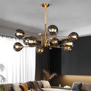 lustre led moderne 10 globes luminaire décoratif