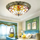 plafonnier baroque en verre de bohême pour décoration moderne