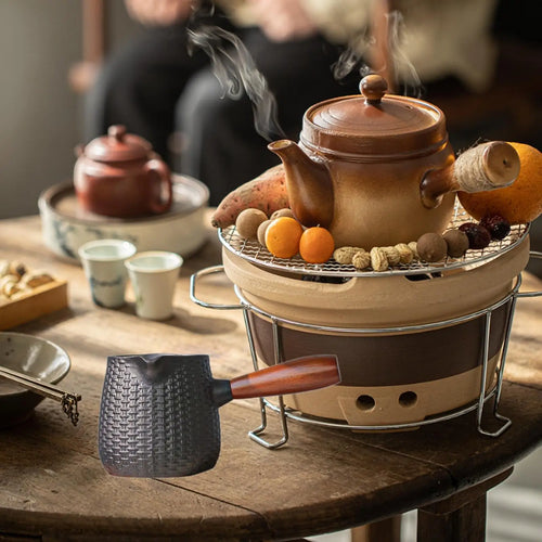 Théière en fonte martelée avec infuseur 600 ml