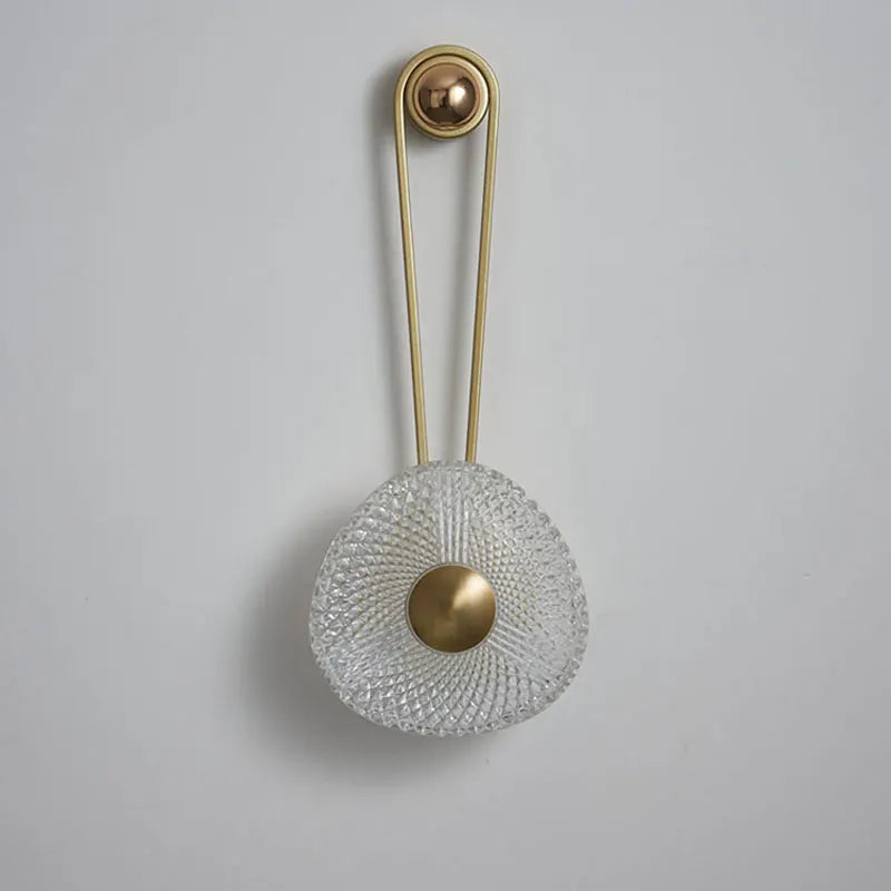 Applique murale led nordique moderne dorée décorative d'intérieur - vue 4 sur 8