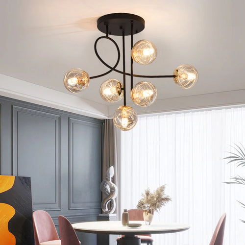suspension luxe led pour décoration intérieure élégante - vue 6 sur 12