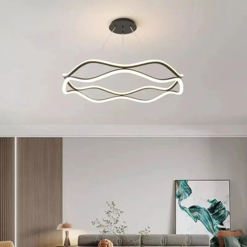 suspension design nordique simple ligne pour ménage