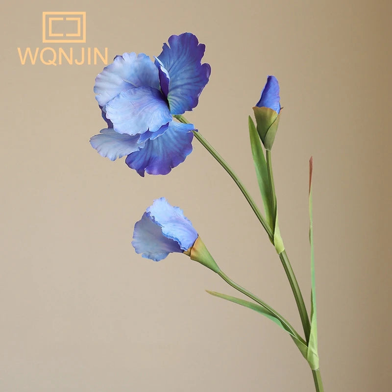 branche de fleur d'iris artificielle pour décoration de mariage et fêtes - vue 8 sur 9