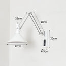 Schwenkbare Wandleuchte LED dimmbar Bauhaus Spot Vollspektrum