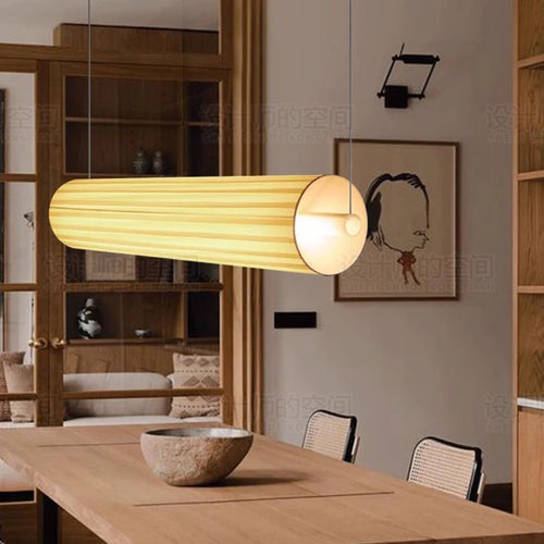Lustre design led moderne en forme de cylindre - vue 6 sur 10