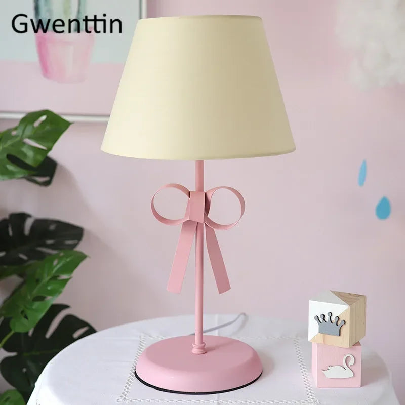 lampe de bureau moderne à nœud papillon pour chambre décorative - vue 8 sur 14