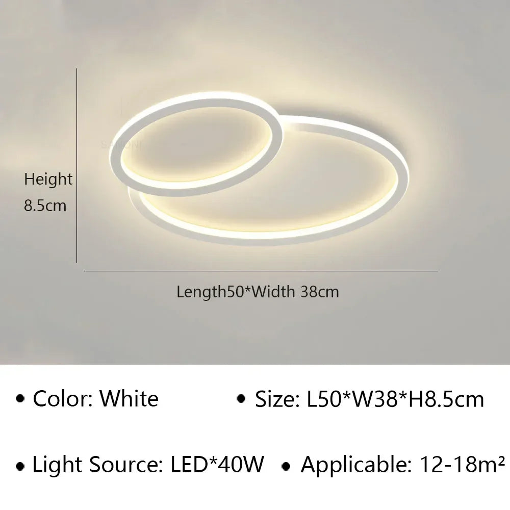 Moderner LED-Deckenleuchte für stilvolle Innendekoration und Design-Leuchten
