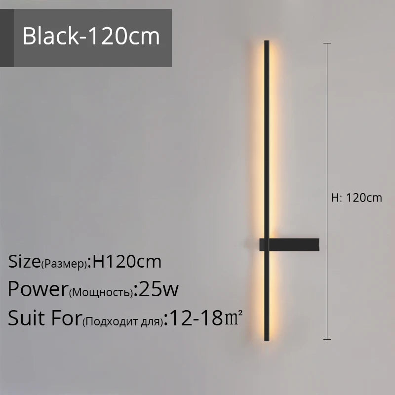 Minimalistische LED-Wandleuchte aus Aluminium für Innenbeleuchtung - vue 11 sur 18
