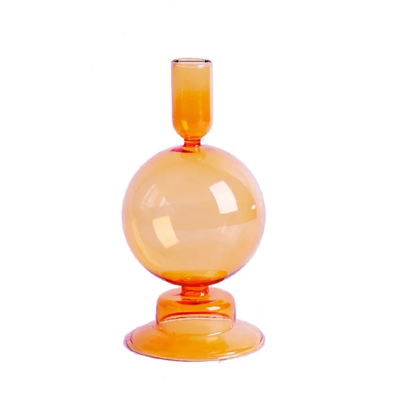 bougeoir en verre pour décoration de mariage et centre de table - vue 23 sur 29