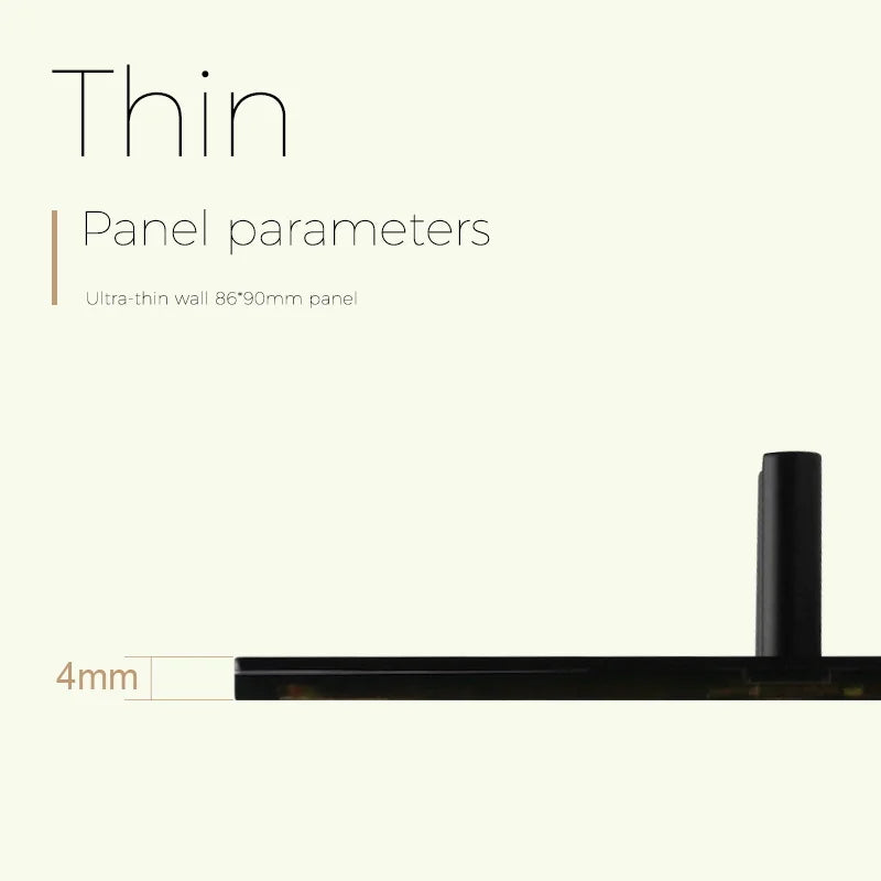 Interrupteur simple 1 voie en acier gris foncé brossé