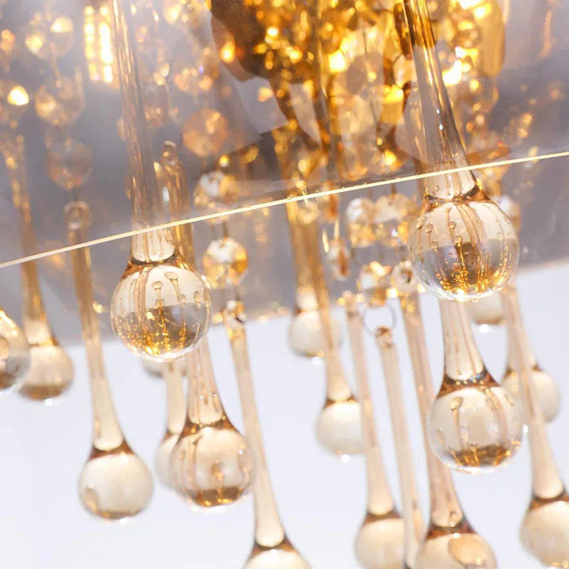 luminaire suspendu en cristal de luxe - vue 3 sur 5