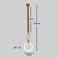 Nordische LED-Deckenleuchte Ring Design für Innenbereiche