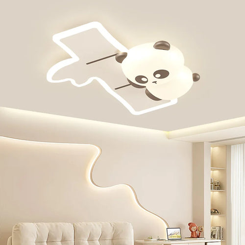 Niedliche Panda-Deckenleuchte für das moderne, minimalistische Kinderzimmer