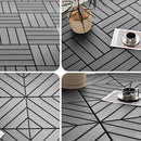 Dalles sol clipsables plastique 30x30 pour terrasse balcon