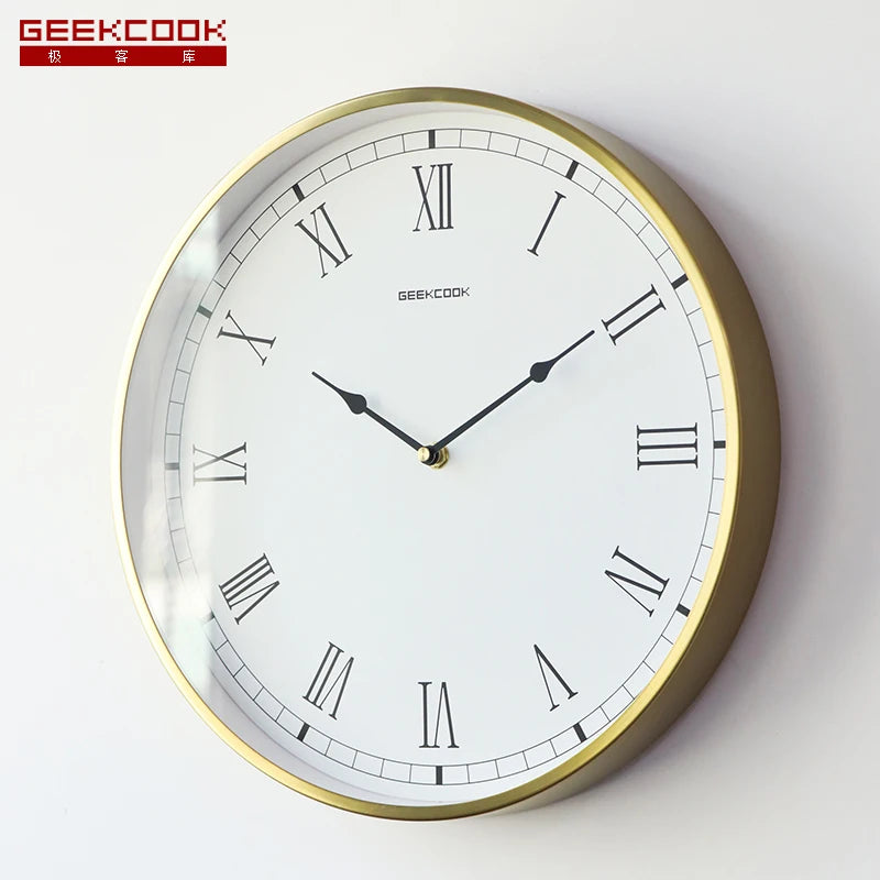 horloge murale de luxe moderne silencieuse pour intérieur - vue 4 sur 13