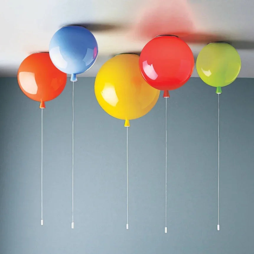 plafonnier ballon moderne pour enfants décoration école boutique - vue 4 sur 13