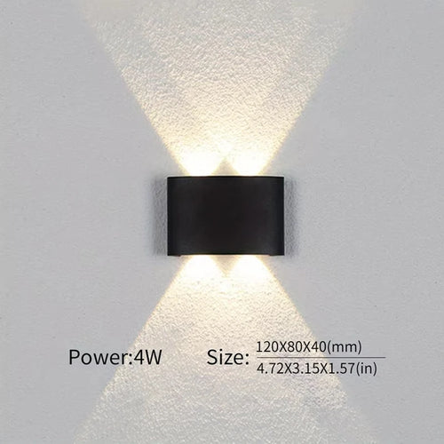 LED-Außenwandleuchte wasserdicht für moderne Beleuchtung - vue 5 sur 7