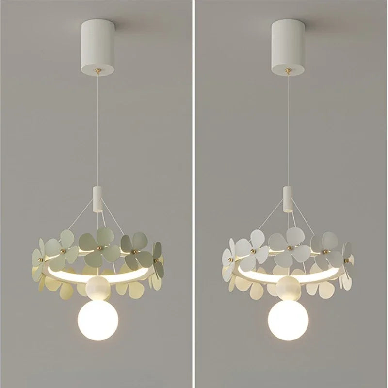 Nordique crème vent chambre chevet applique moderne salon créatif fleur Table lustre couloir balcon lampe décorative - vue 7 sur 12