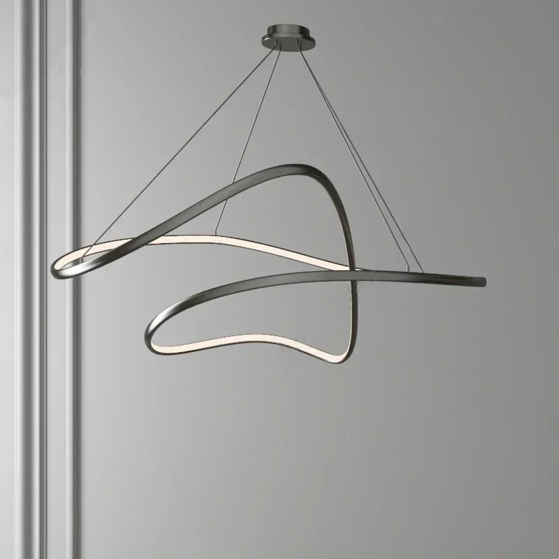 Moderner LED-Kronleuchter für die Innendekoration - vue 5 sur 10