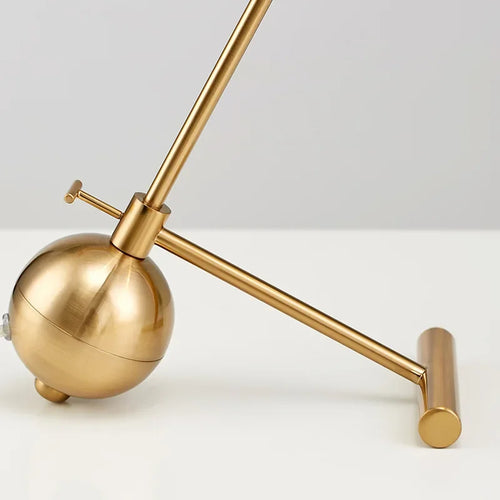 lampe de bureau en verre design rétro nordique moderne - vue 4 sur 6