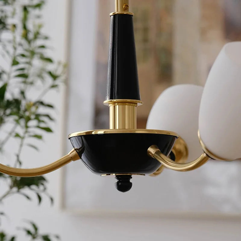 lustre à led moderne design nordique pour intérieur élégant - vue 7 sur 11