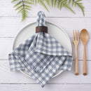 Serviette de table coton vichy 42x42 style champetre