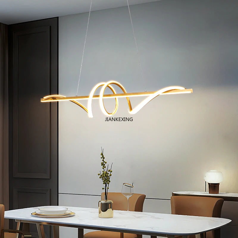 suspension LED rotative avec télécommande pour décoration intérieure - vue 7 sur 12