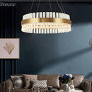 Moderner LED-Kronleuchter aus Kristall für elegantes Licht