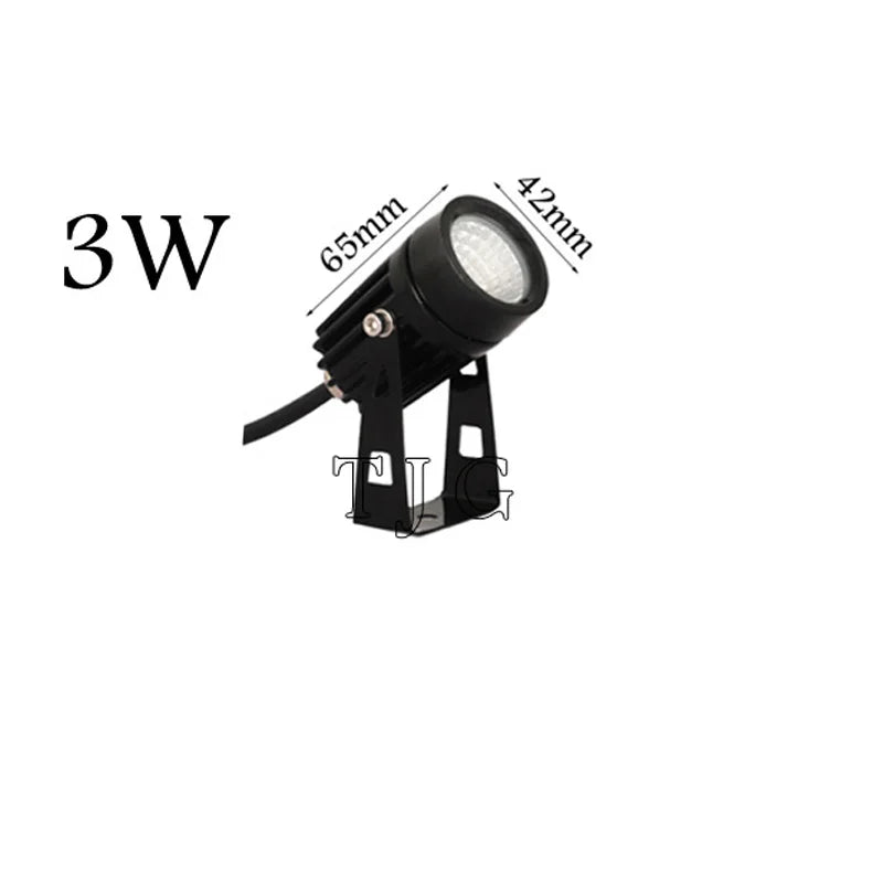 éclairage de jardin led étanche lampe de pelouse extérieure - vue 14 sur 14