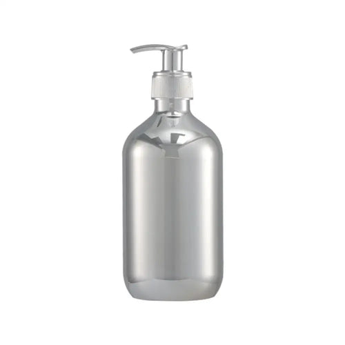 distributeur de savon désinfectant argent rechargeable 300 à 500 ml