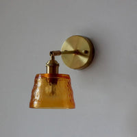 Vintage Glas-Wandleuchte für die Innendekoration