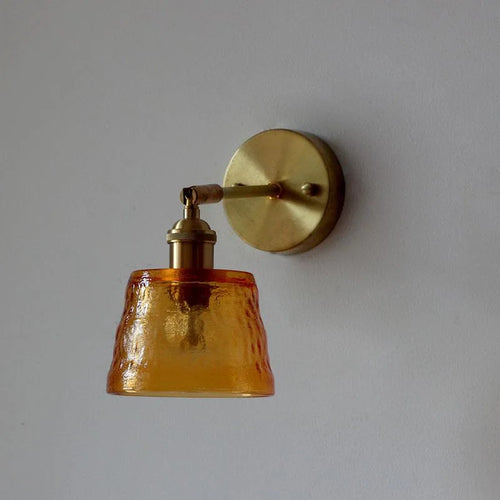 Vintage Glas-Wandleuchte für die Innendekoration