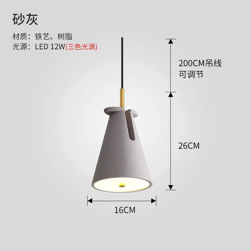 suspension nordique en terrazzo pour un éclairage moderne - vue 12 sur 12