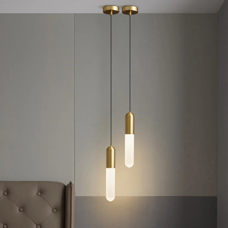lampes suspendues de luxe en laiton - vue 2 sur 8