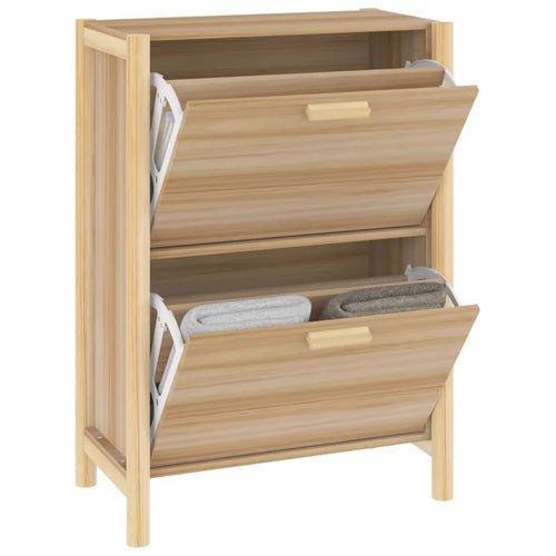 Shoe cabinet 57,5x33x80 cm wood Engineering - vue 6 sur 6