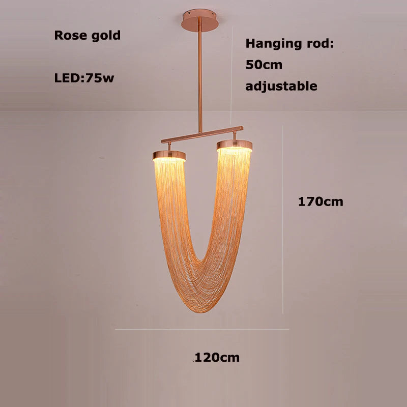 Künstlerischer LED-Kronleuchter mit dimmbarer Pendelleuchte