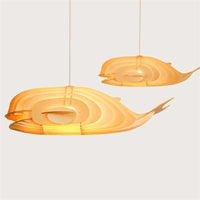 Moderne und kreative Pendelleuchte in Walform