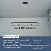 Moderne LED-Pendelleuchte für stilvolle Beleuchtung und Dekoration