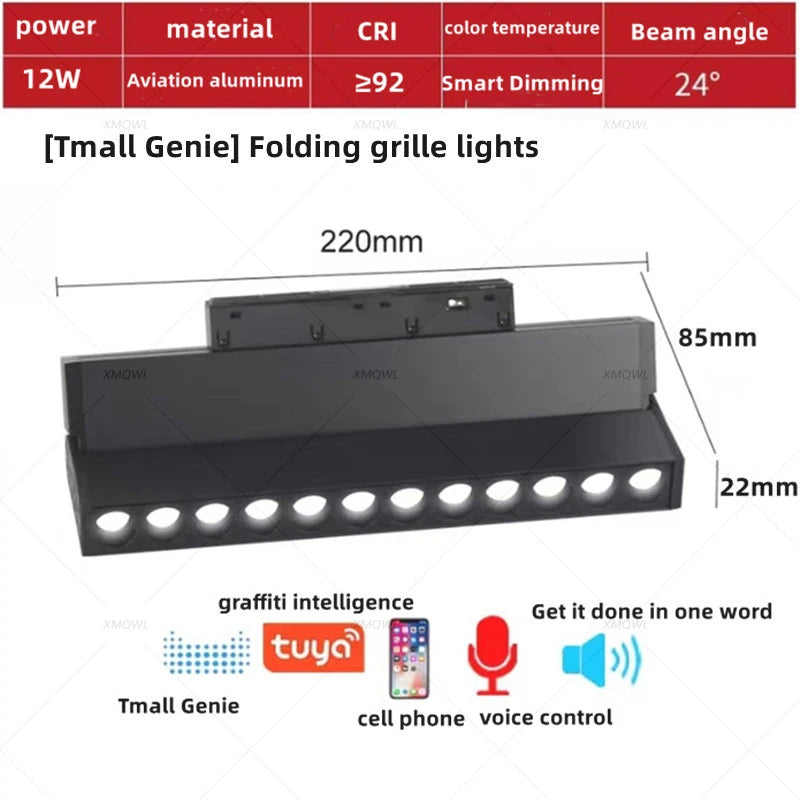 lampe intelligente à commande vocale avec éclairage intégré