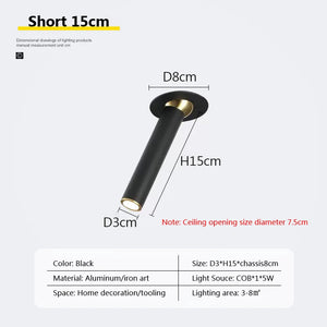 Moderner LED-Deckenleuchte Drehbar Für Die Innendekoration