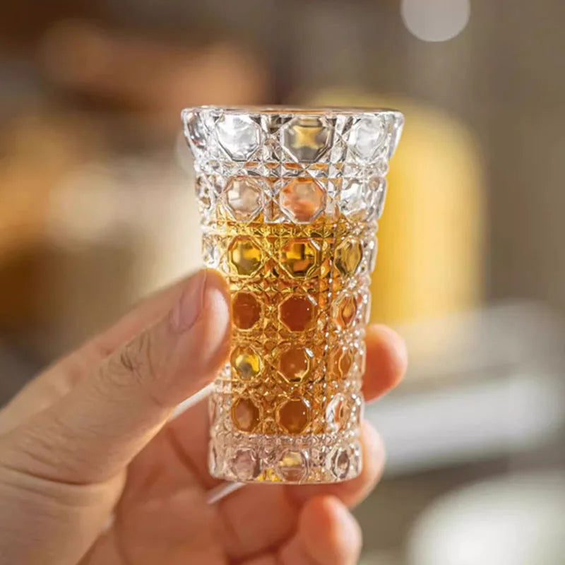 Ensemble 6 verres dégustation café alcool design minimaliste