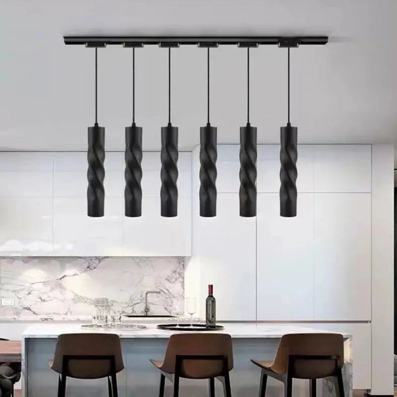 suspension led cylindrique à intensité variable pour décoration intérieure - vue 5 sur 10