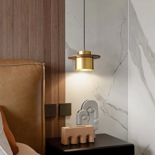 Moderne Pendelleuchte aus Kupfer für Bar und Restaurant - vue 4 sur 7