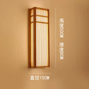 applique murale led en bambou naturel pour hôtel créative