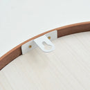 miroir en bois coréen design nordique rond suspendu pour maquillage