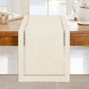 chemin de table lin ajoure style moderne repas