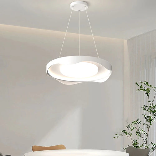 Moderne Pendelleuchte im nordischen Rundholz-Stil mit Augenschutz - vue 3 sur 9
